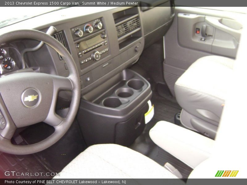 Summit White / Medium Pewter 2013 Chevrolet Express 1500 Cargo Van
