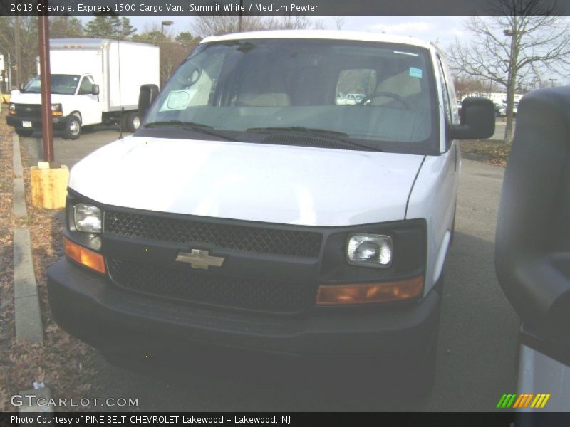 Summit White / Medium Pewter 2013 Chevrolet Express 1500 Cargo Van