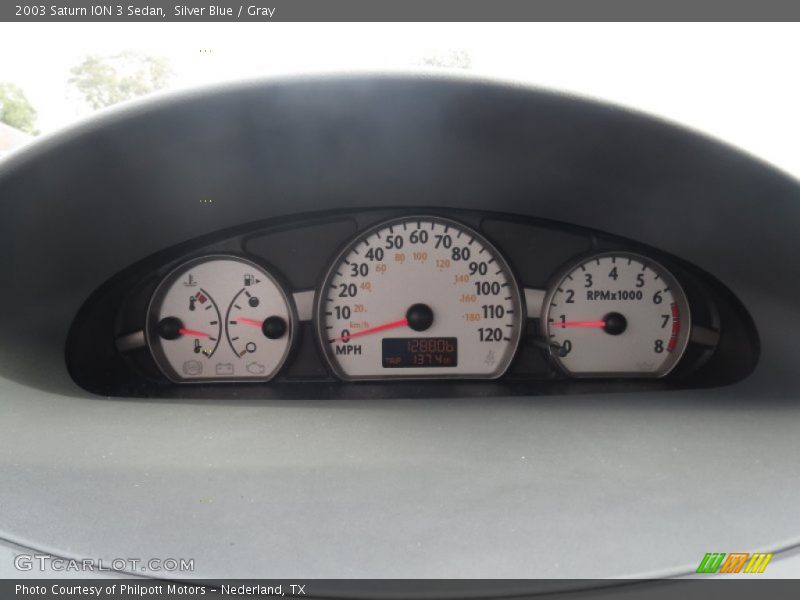 Silver Blue / Gray 2003 Saturn ION 3 Sedan