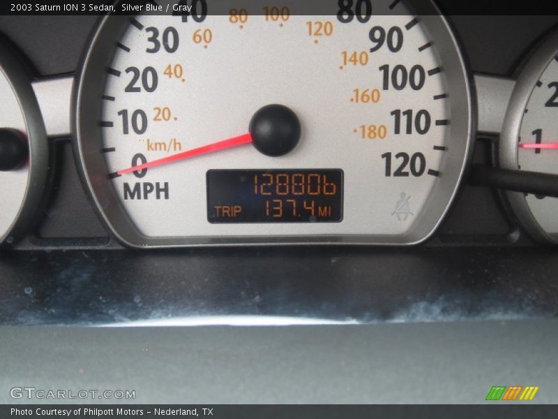 Silver Blue / Gray 2003 Saturn ION 3 Sedan