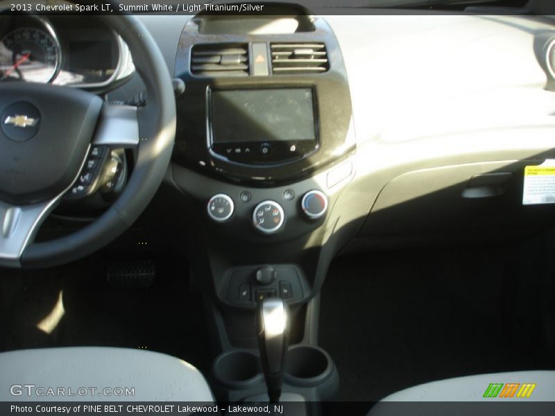 Summit White / Light Titanium/Silver 2013 Chevrolet Spark LT