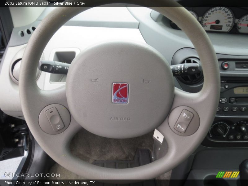 Silver Blue / Gray 2003 Saturn ION 3 Sedan