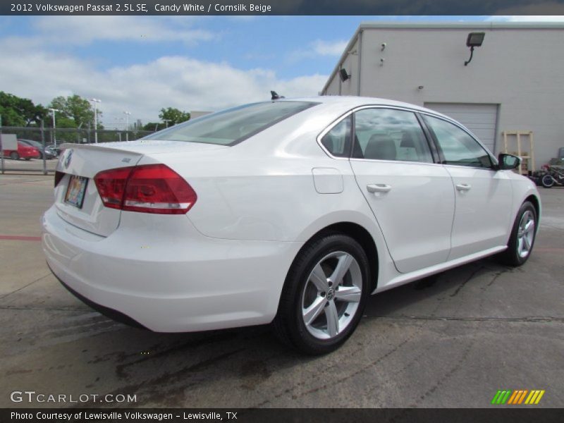 Candy White / Cornsilk Beige 2012 Volkswagen Passat 2.5L SE