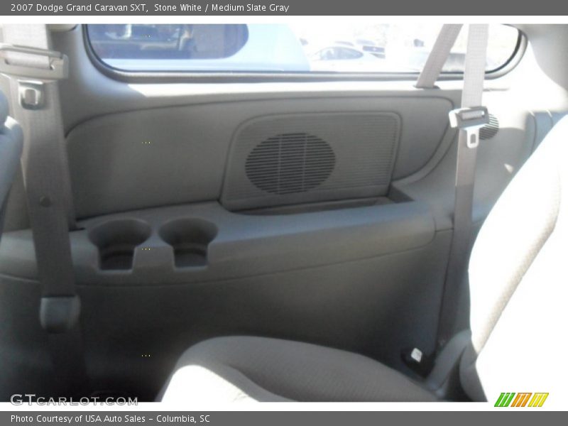 Stone White / Medium Slate Gray 2007 Dodge Grand Caravan SXT