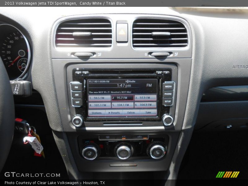 Candy White / Titan Black 2013 Volkswagen Jetta TDI SportWagen