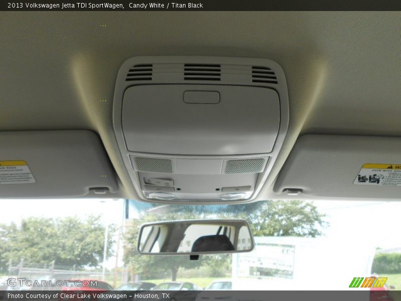 Candy White / Titan Black 2013 Volkswagen Jetta TDI SportWagen