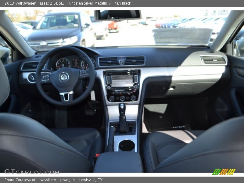 Tungsten Silver Metallic / Titan Black 2013 Volkswagen Passat 2.5L SE