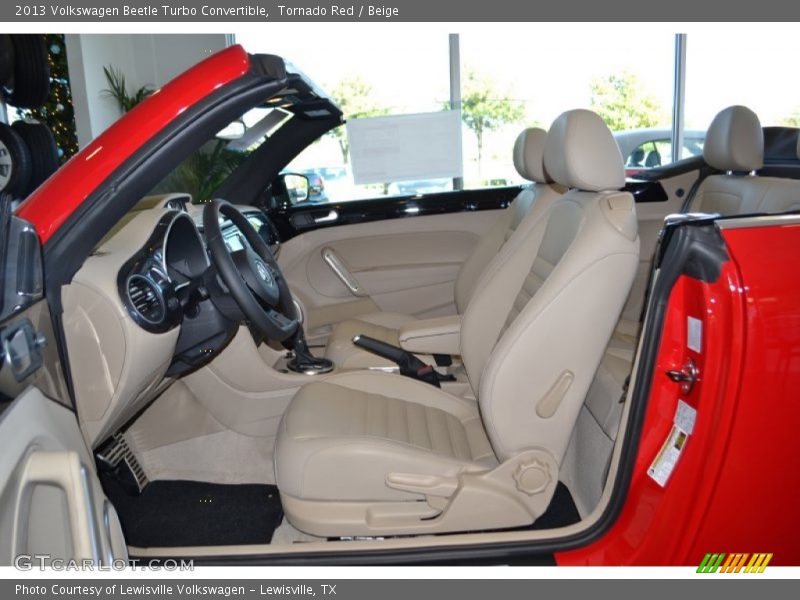  2013 Beetle Turbo Convertible Beige Interior