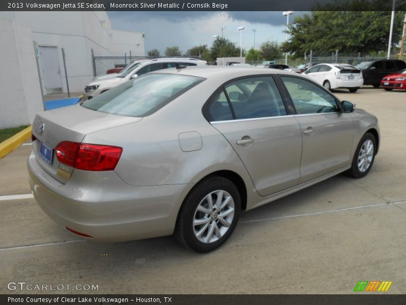 Moonrock Silver Metallic / Cornsilk Beige 2013 Volkswagen Jetta SE Sedan