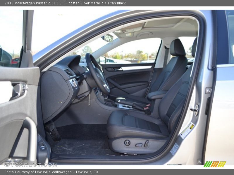 Tungsten Silver Metallic / Titan Black 2013 Volkswagen Passat 2.5L SE