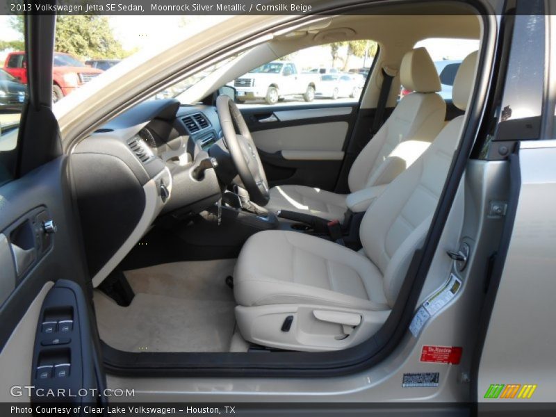 Moonrock Silver Metallic / Cornsilk Beige 2013 Volkswagen Jetta SE Sedan