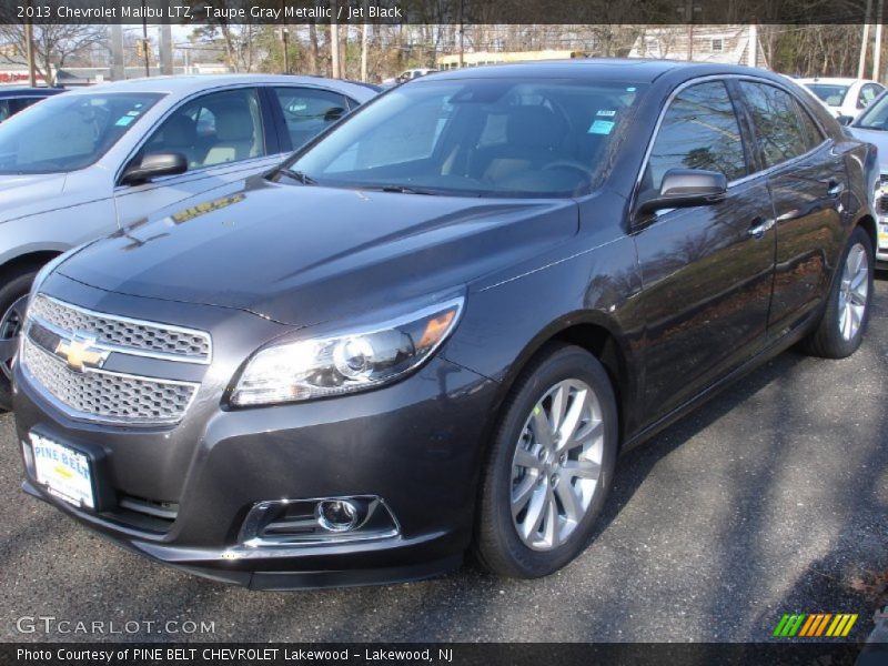 Taupe Gray Metallic / Jet Black 2013 Chevrolet Malibu LTZ