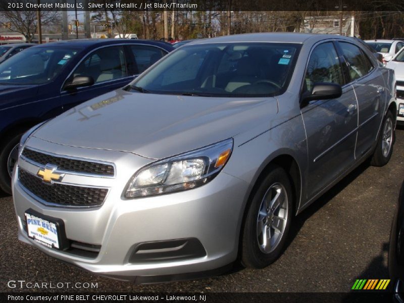 Silver Ice Metallic / Jet Black/Titanium 2013 Chevrolet Malibu LS