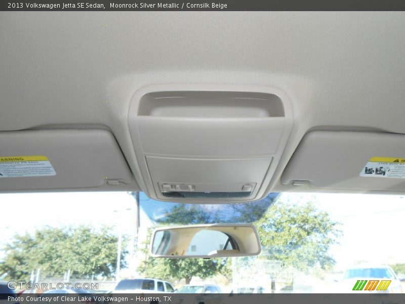 Moonrock Silver Metallic / Cornsilk Beige 2013 Volkswagen Jetta SE Sedan