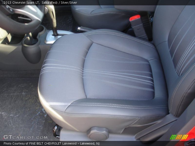 Salsa (Red) / Silver/Silver 2013 Chevrolet Spark LT