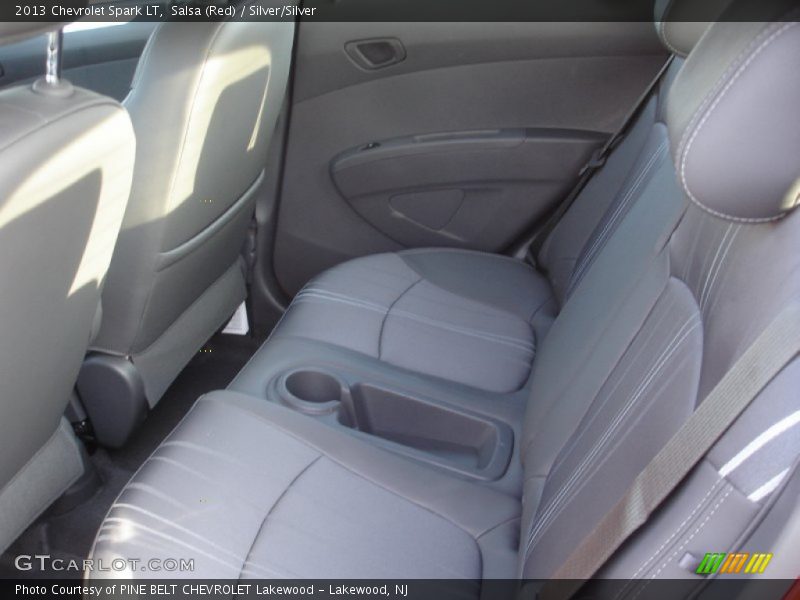 Salsa (Red) / Silver/Silver 2013 Chevrolet Spark LT