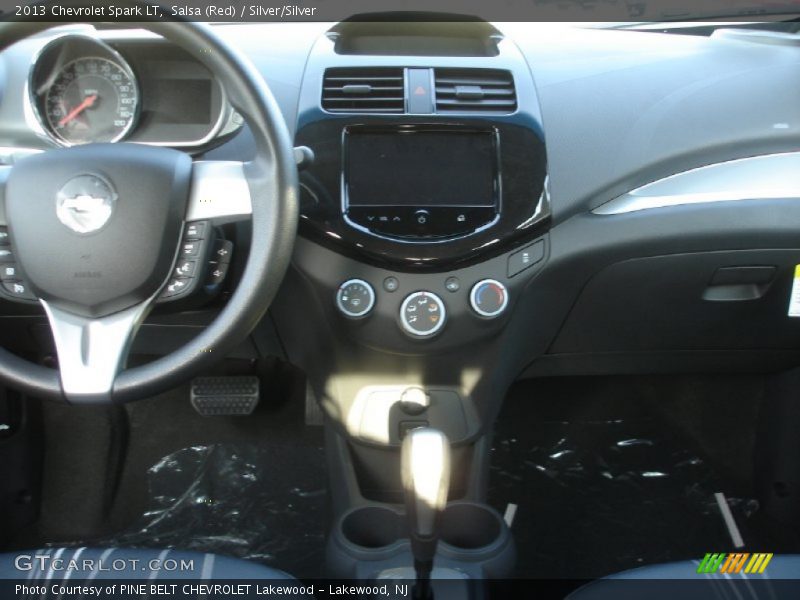 Salsa (Red) / Silver/Silver 2013 Chevrolet Spark LT
