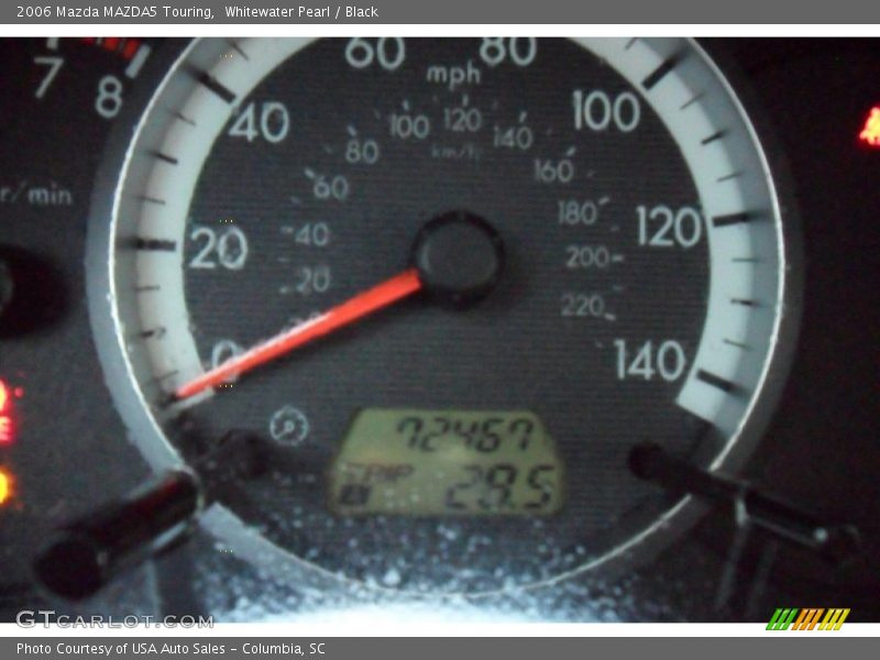 Whitewater Pearl / Black 2006 Mazda MAZDA5 Touring