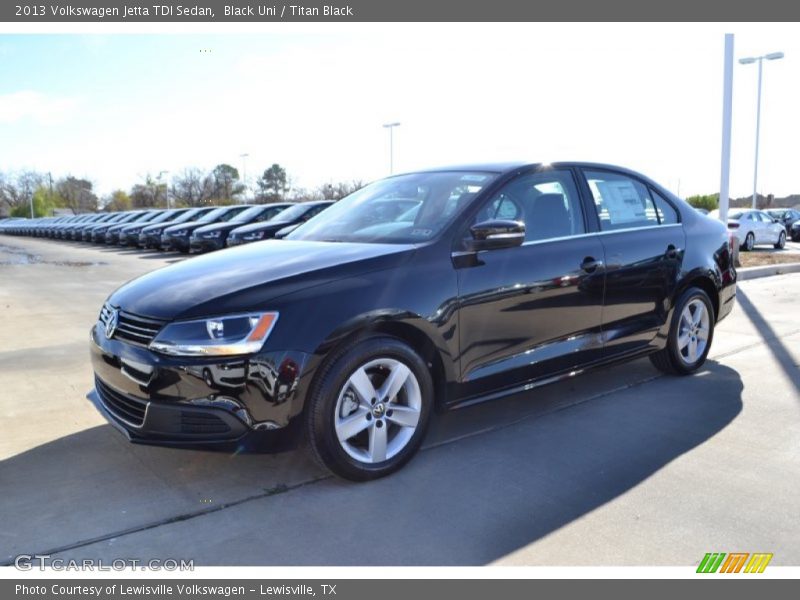 Black Uni / Titan Black 2013 Volkswagen Jetta TDI Sedan