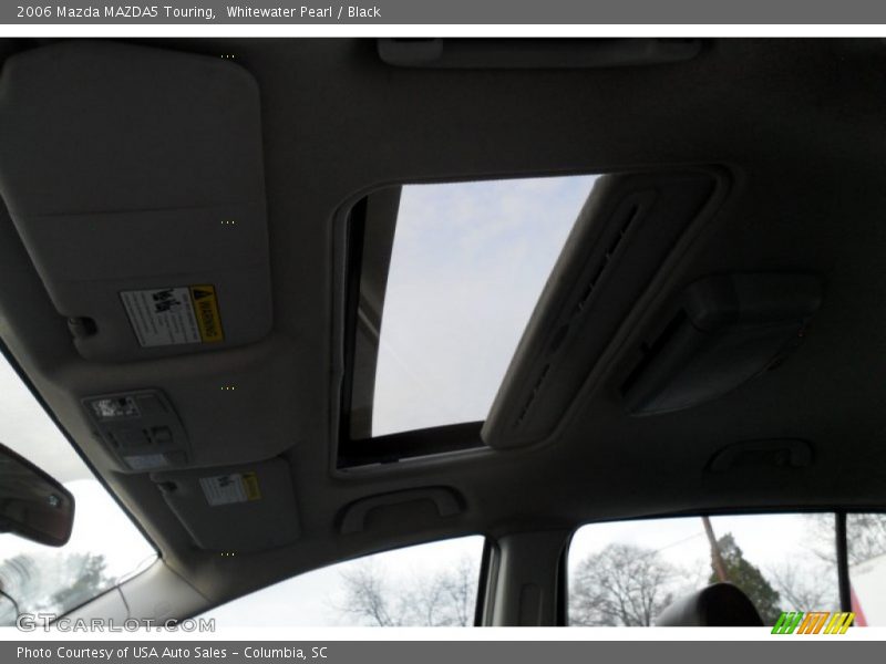 Whitewater Pearl / Black 2006 Mazda MAZDA5 Touring