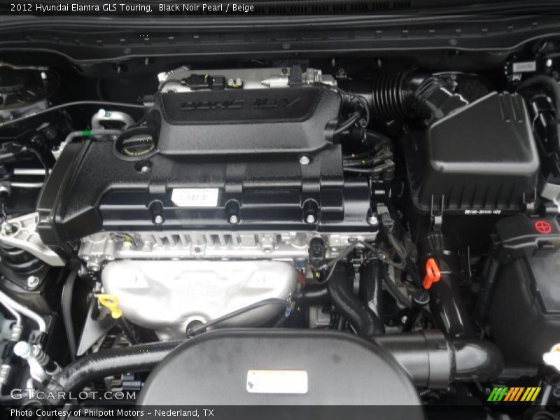 Black Noir Pearl / Beige 2012 Hyundai Elantra GLS Touring