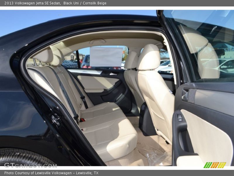 Black Uni / Cornsilk Beige 2013 Volkswagen Jetta SE Sedan