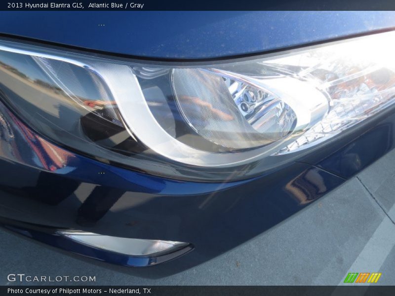 Atlantic Blue / Gray 2013 Hyundai Elantra GLS