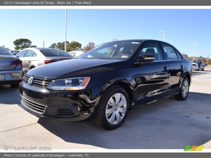Black Uni / Titan Black 2013 Volkswagen Jetta SE Sedan