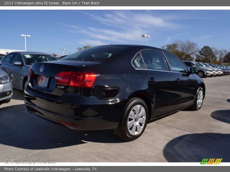 Black Uni / Titan Black 2013 Volkswagen Jetta SE Sedan