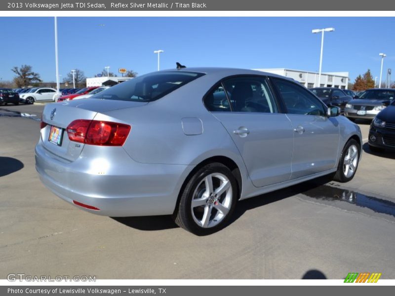 Reflex Silver Metallic / Titan Black 2013 Volkswagen Jetta TDI Sedan