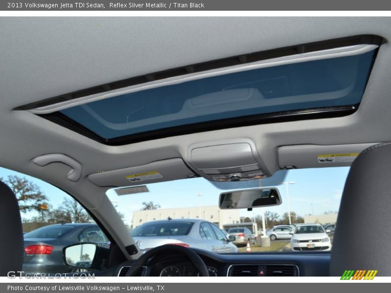 Reflex Silver Metallic / Titan Black 2013 Volkswagen Jetta TDI Sedan
