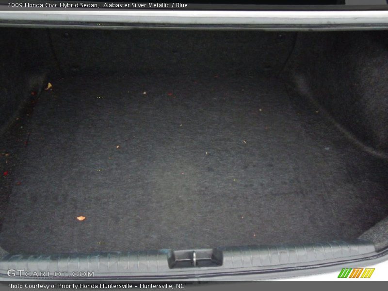 Alabaster Silver Metallic / Blue 2009 Honda Civic Hybrid Sedan