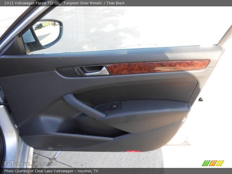 Tungsten Silver Metallic / Titan Black 2013 Volkswagen Passat TDI SEL