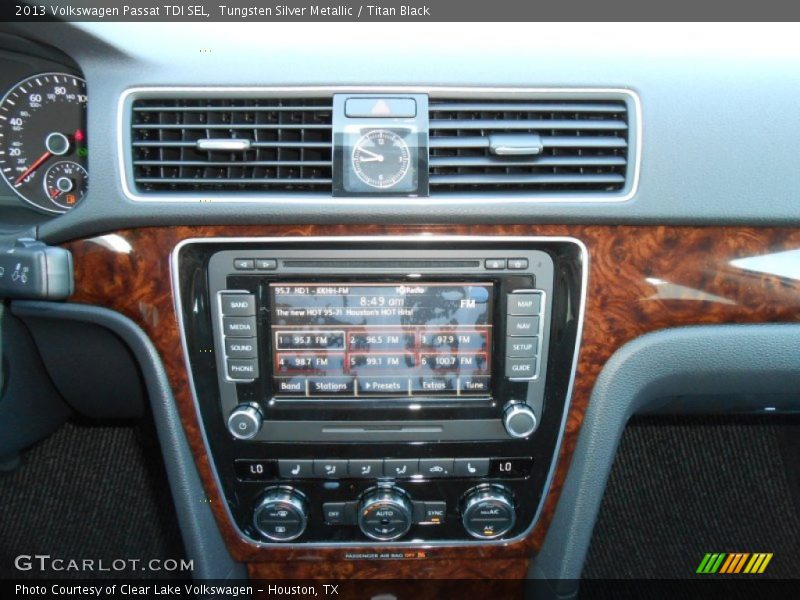 Tungsten Silver Metallic / Titan Black 2013 Volkswagen Passat TDI SEL