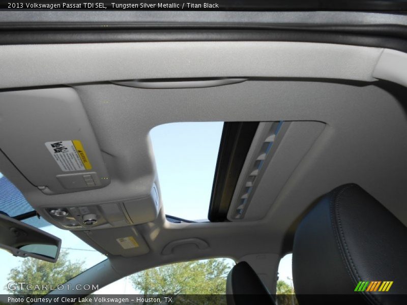 Tungsten Silver Metallic / Titan Black 2013 Volkswagen Passat TDI SEL
