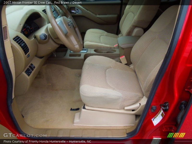  2007 Frontier SE Crew Cab Desert Interior