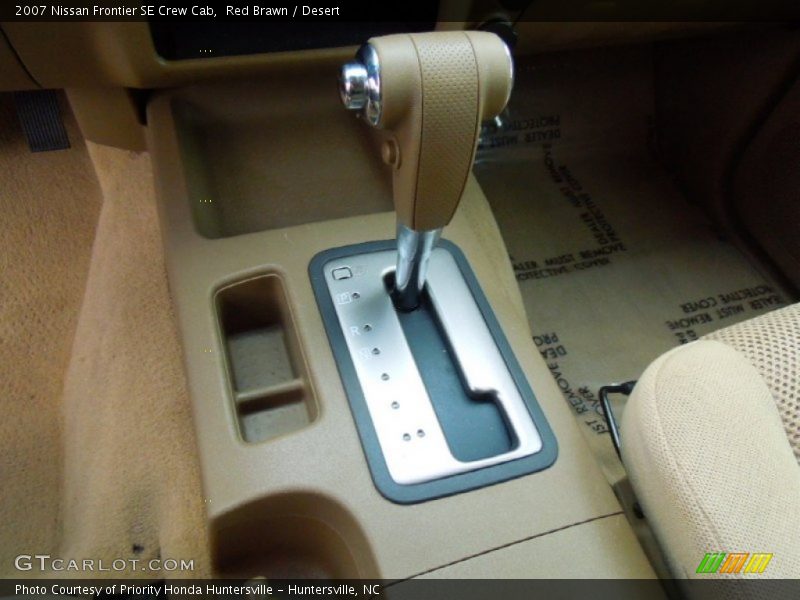  2007 Frontier SE Crew Cab 5 Speed Automatic Shifter