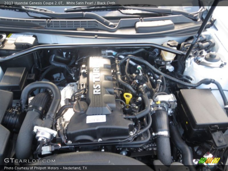  2013 Genesis Coupe 2.0T Engine - 2.0 Liter Twin-Scroll Turbocharged DOHC 16-Valve Dual-CVVT 4 Cylinder