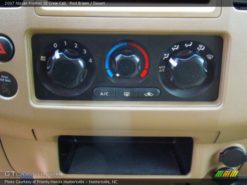 Controls of 2007 Frontier SE Crew Cab