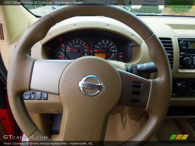  2007 Frontier SE Crew Cab Steering Wheel