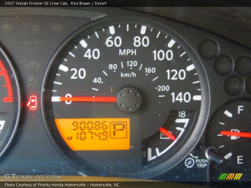 Red Brawn / Desert 2007 Nissan Frontier SE Crew Cab