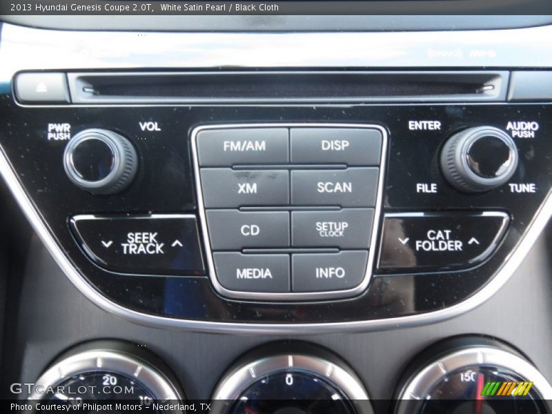 Controls of 2013 Genesis Coupe 2.0T