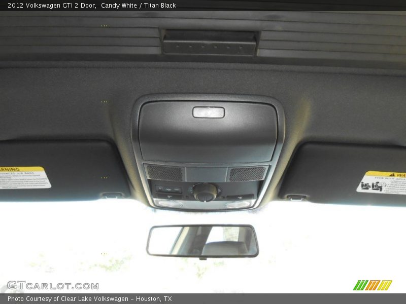 Candy White / Titan Black 2012 Volkswagen GTI 2 Door