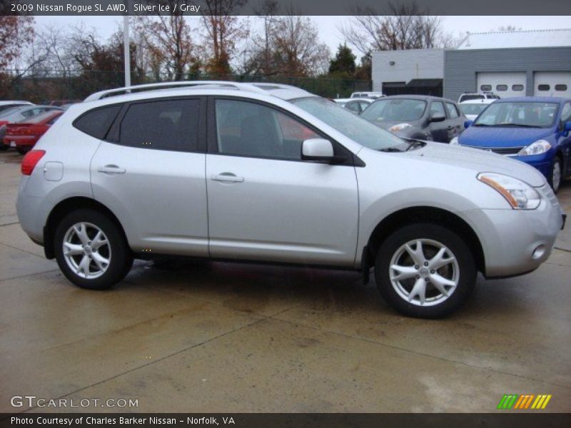  2009 Rogue SL AWD Silver Ice