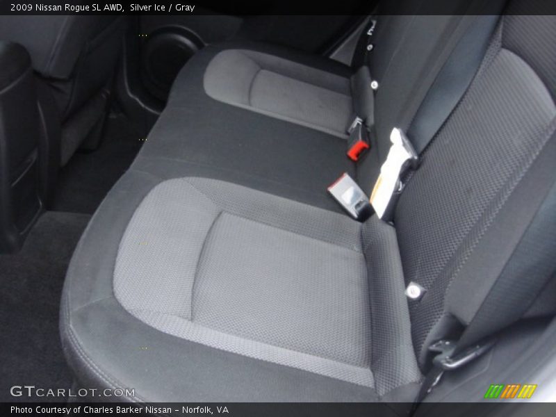 Silver Ice / Gray 2009 Nissan Rogue SL AWD