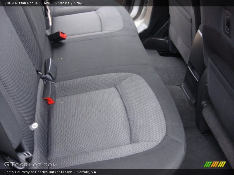 Silver Ice / Gray 2009 Nissan Rogue SL AWD