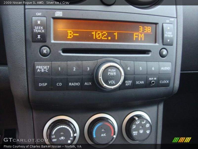Audio System of 2009 Rogue SL AWD