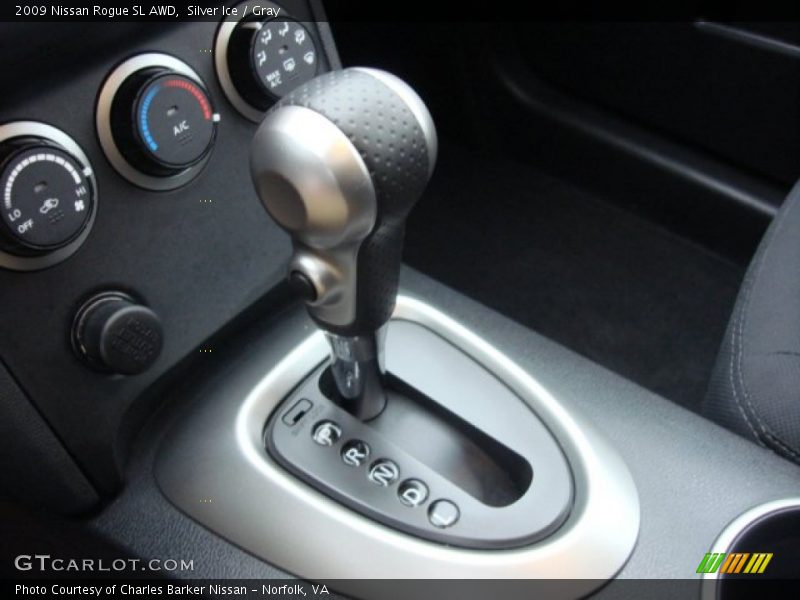  2009 Rogue SL AWD Xtronic CVT Automatic Shifter