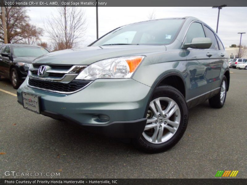 Opal Sage Metallic / Ivory 2010 Honda CR-V EX-L AWD