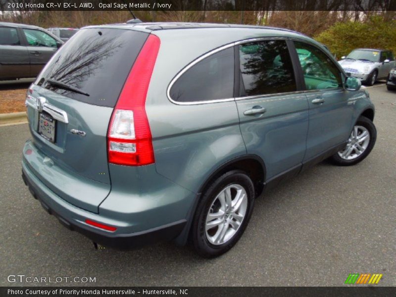 Opal Sage Metallic / Ivory 2010 Honda CR-V EX-L AWD